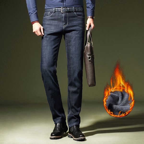 2019 warm winter jeans denim mens jeans slim fit plus size to 38 mid softener straight fleece smart casual solid, Blue
2019 warm winter jeans denim mens jeans slim fit plus size to 38 mid softener straight fleece smart casual solid, Blue