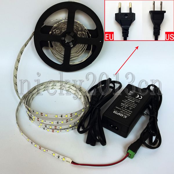 full kit 5m 2835 led flexible strip light tape ribbon 600leds non waterproof + 12v 3a power supply + dc connector high bright
full kit 5m 2835 led flexible strip light tape ribbon 600leds non waterproof + 12v 3a power supply + dc connector high bright