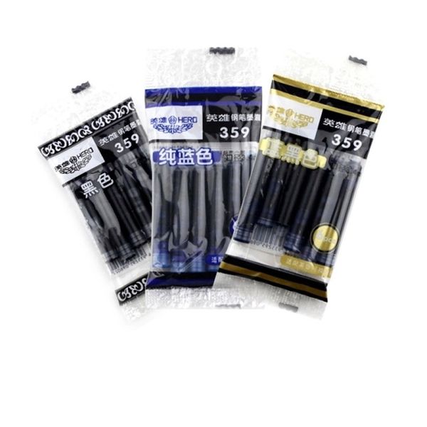 5lots portable ink cartridge hero fountain pen refills blue black ink 3.4mm caliber pen refill 30pcs, Black;red
5lots portable ink cartridge hero fountain pen refills blue black ink 3.4mm caliber pen refill 30pcs, Black;red