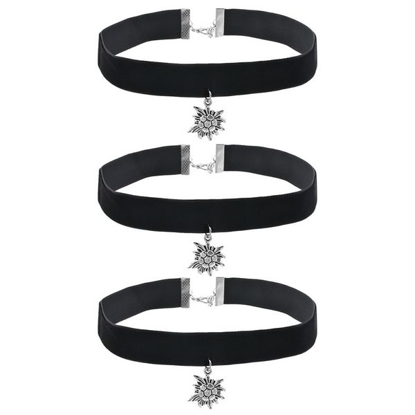 funique 3pcs/set simple black velvet flower necklace chocker necklace women fashion hand choker pendant necklaces women jewelry, Golden;silver
funique 3pcs/set simple black velvet flower necklace chocker necklace women fashion hand choker pendant necklaces women jewelry, Golden;silver