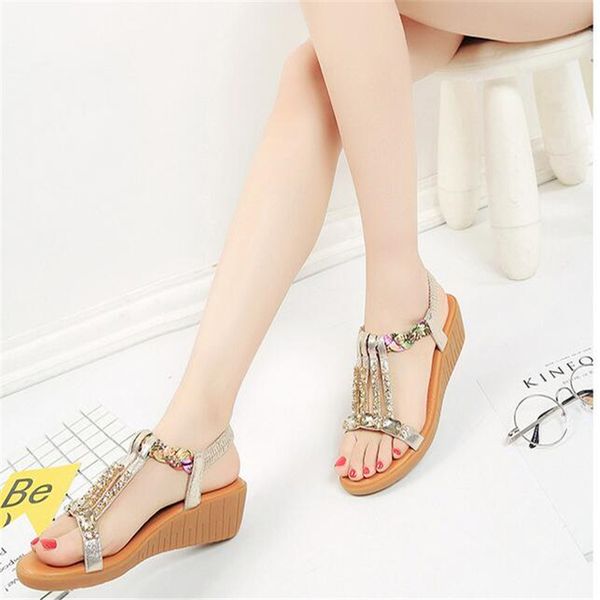 bohemian sandals female summer 2018 new women flat with rhinestone buckle non-slip pregnant women beach shoes, Black
bohemian sandals female summer 2018 new women flat with rhinestone buckle non-slip pregnant women beach shoes, Black