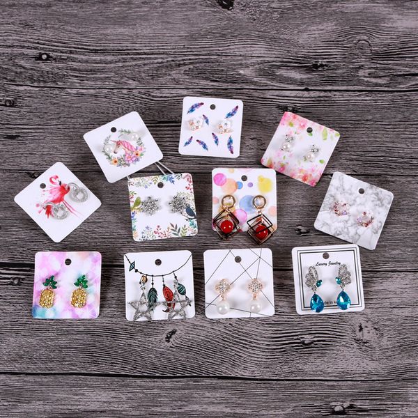 5*5cm Colorful Printing Paper Stud Earings/Dangle Earring Mini Display Card Cute Jewelry Hang Tag custom logo cost extra
5*5cm Colorful Printing Paper Stud Earings/Dangle Earring Mini Display Card Cute Jewelry Hang Tag custom logo cost extra