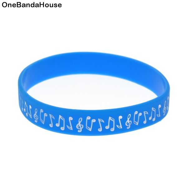 1pc music note silicone rubber bracelet fashion jewelry 5 colors for school students no gender gift, Black
1pc music note silicone rubber bracelet fashion jewelry 5 colors for school students no gender gift, Black