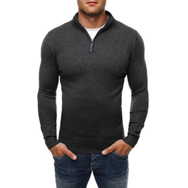 Новый дизайн Мужская Пуловеры Повседневный свитер водолазка Slim Fit Вязание Mens Zipper
Новый дизайн Мужская Пуловеры Повседневный свитер водолазка Slim Fit Вязание Mens Zipper