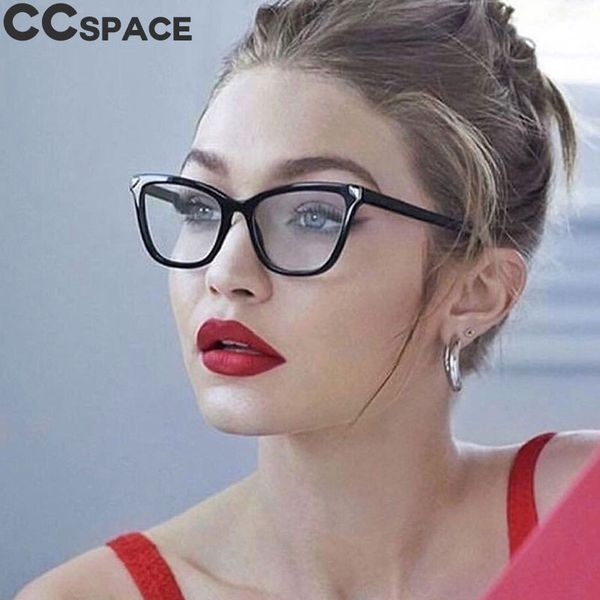 square cat eye glasses frames women styles ccspace brand designer optical fashion computer glasses 45625, Silver
square cat eye glasses frames women styles ccspace brand designer optical fashion computer glasses 45625, Silver