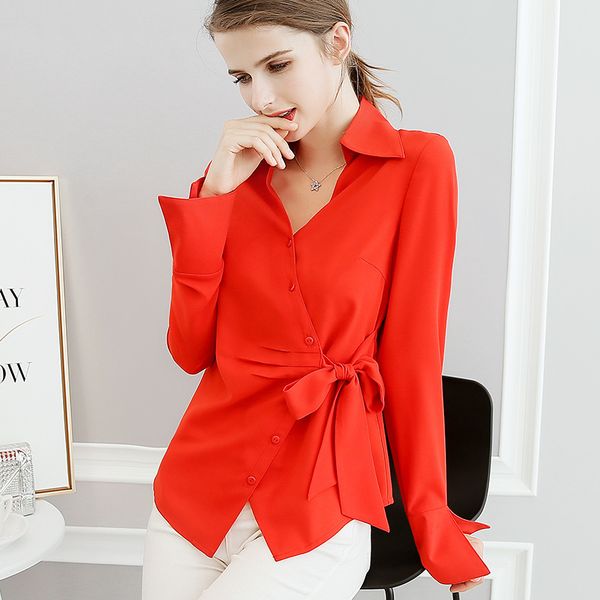 biboyamall women blouse red shirt femme fashion casual long sleeve work sliod blouses women's shirts beige plus size, White
biboyamall women blouse red shirt femme fashion casual long sleeve work sliod blouses women's shirts beige plus size, White