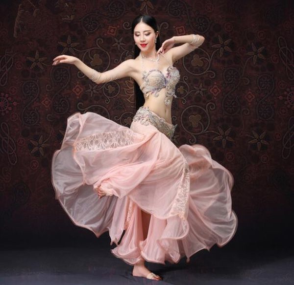 professional belly dance outfit women performance costume lace dancing dress with rhinestone 3pcs/set (bra belt skirt) pink, Black;red
professional belly dance outfit women performance costume lace dancing dress with rhinestone 3pcs/set (bra belt skirt) pink, Black;red