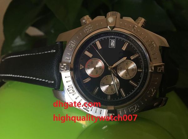 luxury a1338111 black dial vk quartz chronograph working leather strap bands bracelet sport bussiness watches wristwath, Slivery;brown
luxury a1338111 black dial vk quartz chronograph working leather strap bands bracelet sport bussiness watches wristwath, Slivery;brown
