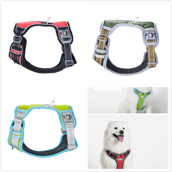 5 pcs soft adjustable dog harness vest collar big dog rope collar hand strap pet traction rope for small medium large dogs
5 pcs soft adjustable dog harness vest collar big dog rope collar hand strap pet traction rope for small medium large dogs