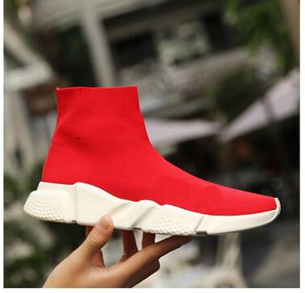 2018 new good quality red black peed trainer ca ual hoe man woman ock boot with box tretch knit ca ual boot
2018 new good quality red black peed trainer ca ual hoe man woman ock boot with box tretch knit ca ual boot