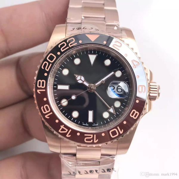 2018 new product 18ct eternal rose gold greenwich type ii 126715chnr gmt automatic movement black dial 40mm ceramics men watch, Slivery;brown
2018 new product 18ct eternal rose gold greenwich type ii 126715chnr gmt automatic movement black dial 40mm ceramics men watch, Slivery;brown