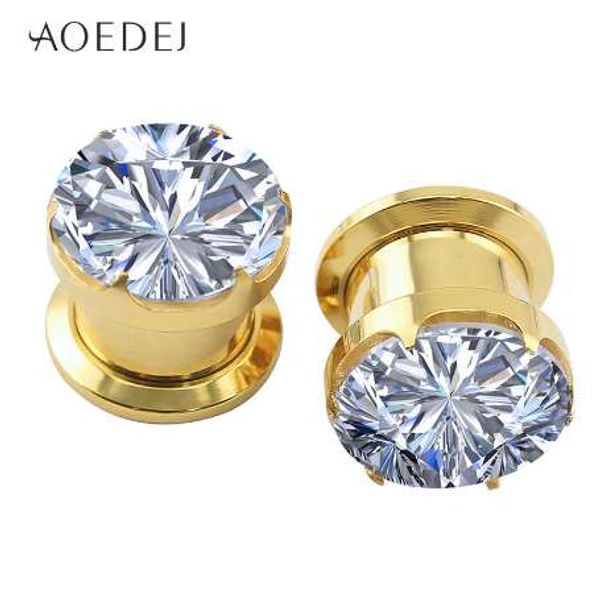 4-16mm crystal plugs and tunnels gold stainless steel expander piercing plug stone metal ear gauges flesh tunnel ear stretchers, Silver
4-16mm crystal plugs and tunnels gold stainless steel expander piercing plug stone metal ear gauges flesh tunnel ear stretchers, Silver