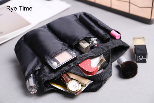 2017 new women's fashion cosmetics bags black washing bag portable make up case light organizer bag in travel wash handbag
2017 new women's fashion cosmetics bags black washing bag portable make up case light organizer bag in travel wash handbag