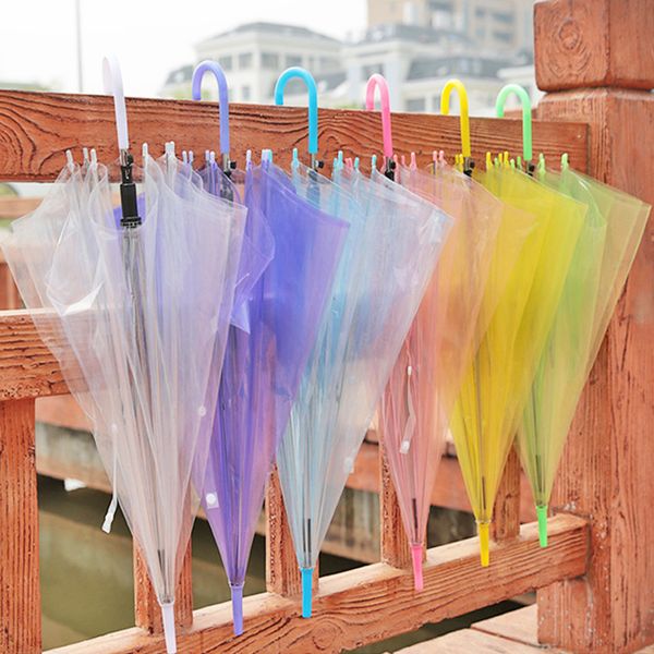 wholesale new wedding favor colorful clear pvc umbrella long handle rain sun umbrella see through umbrella
wholesale new wedding favor colorful clear pvc umbrella long handle rain sun umbrella see through umbrella