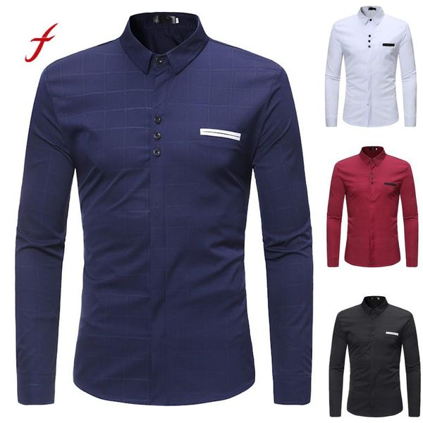 feitong men shirts men's shirts slim plaid summer casual long sleeve shirt men casual blouse 2018 new arrivals men's shirt, White;black
feitong men shirts men's shirts slim plaid summer casual long sleeve shirt men casual blouse 2018 new arrivals men's shirt, White;black