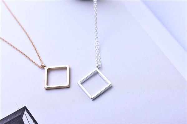 gold/silver european and american popular hollow four-sided necklace, suitable for ladies to wear, personality lucky jewelry necklace
gold/silver european and american popular hollow four-sided necklace, suitable for ladies to wear, personality lucky jewelry necklace