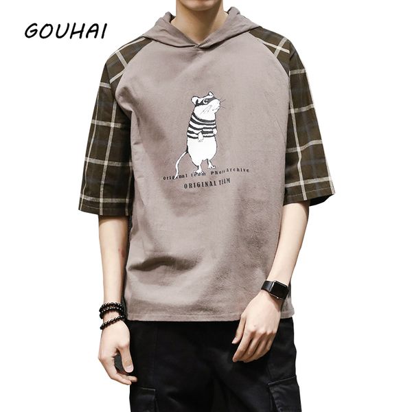 fashion hooded t shirts men cotton short sleeve plaid loose funny man t-shirt summer clothes men tshirt plus size m-5xl, White;black
fashion hooded t shirts men cotton short sleeve plaid loose funny man t-shirt summer clothes men tshirt plus size m-5xl, White;black