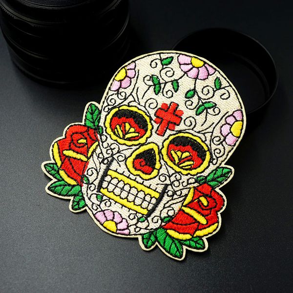 skull size:8.1x8.5cm patch for clothing iron on embroidered sewing applique cute sew on fabric badge diy apparel accessories, Black
skull size:8.1x8.5cm patch for clothing iron on embroidered sewing applique cute sew on fabric badge diy apparel accessories, Black