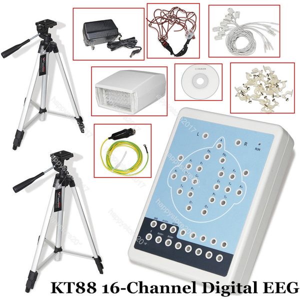 ce contec kt88 16-channel digital eeg system machine mapping system pc software tripods brain mapping scanner
ce contec kt88 16-channel digital eeg system machine mapping system pc software tripods brain mapping scanner