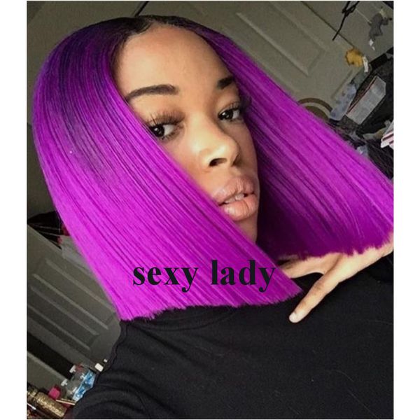 new partstyle heat resistant full lace front wig 10-16inch middle part black root ombre purple short bob synthetic wig for women
new partstyle heat resistant full lace front wig 10-16inch middle part black root ombre purple short bob synthetic wig for women
