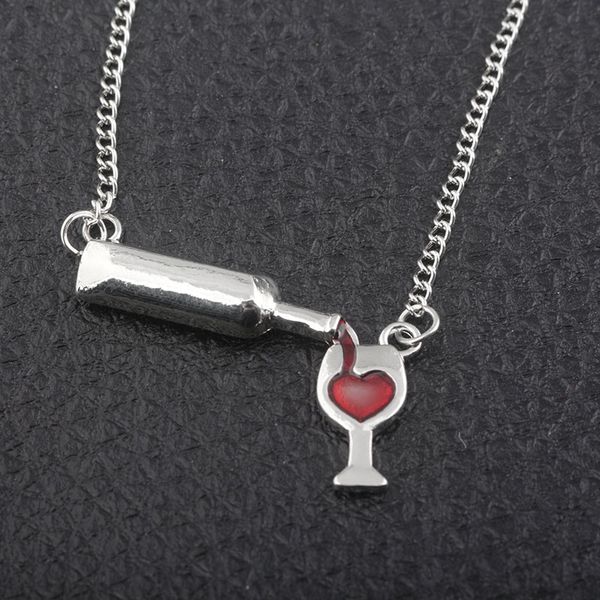 party jewelry red wine&cup love wine women chain charm necklaces pendant jewelry, Silver
party jewelry red wine&cup love wine women chain charm necklaces pendant jewelry, Silver