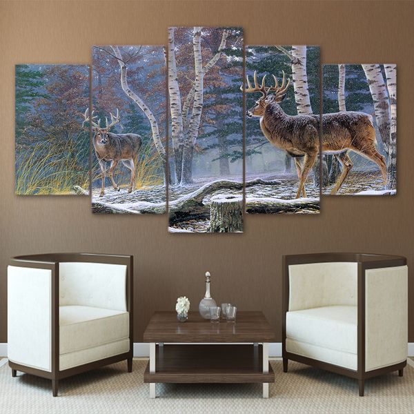 canvas wall art posters prints canvas painting wall pictures for living room home decor 5 panel frames animal deer
canvas wall art posters prints canvas painting wall pictures for living room home decor 5 panel frames animal deer