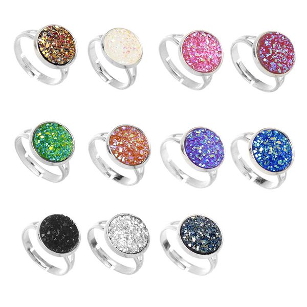 fashion imitate natural stone drusy druzy ring 12colors resin gemstone stone ring for women lady jewelry, Silver
fashion imitate natural stone drusy druzy ring 12colors resin gemstone stone ring for women lady jewelry, Silver