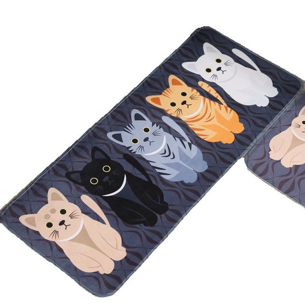 

cat floor mat carpet for living room bathroom mat non-slip kitchen carpet doormats area rugs carpets water absorption doormat