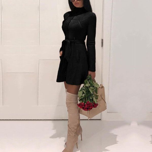 women warm winter turtleneck trench coat wool blends long casual slim solid outwear imitation velvet skin, Tan;black
women warm winter turtleneck trench coat wool blends long casual slim solid outwear imitation velvet skin, Tan;black