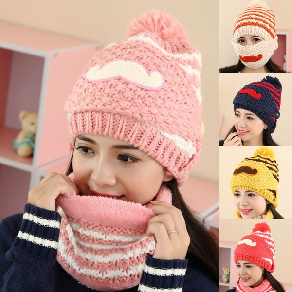 autumn and winter day cold-proof ma'am wool beret three-piece keep warm mustache knitting cap hair ball suit hat, Blue;gray
autumn and winter day cold-proof ma'am wool beret three-piece keep warm mustache knitting cap hair ball suit hat, Blue;gray