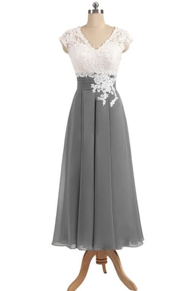 sell v neck white lace appliques cap sleeves tea length mother of the bride dresses mother of the groom gowns, Black;coppery
sell v neck white lace appliques cap sleeves tea length mother of the bride dresses mother of the groom gowns, Black;coppery