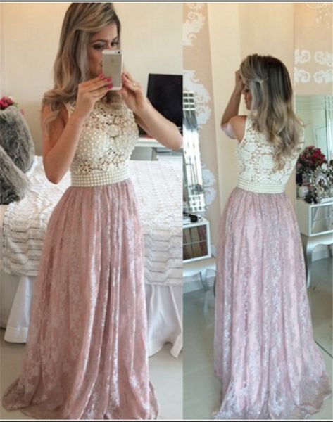 lace formal dresses prom dresses beading bodice floor length long evening dress sleeveless party dress formal gowns, Black
lace formal dresses prom dresses beading bodice floor length long evening dress sleeveless party dress formal gowns, Black