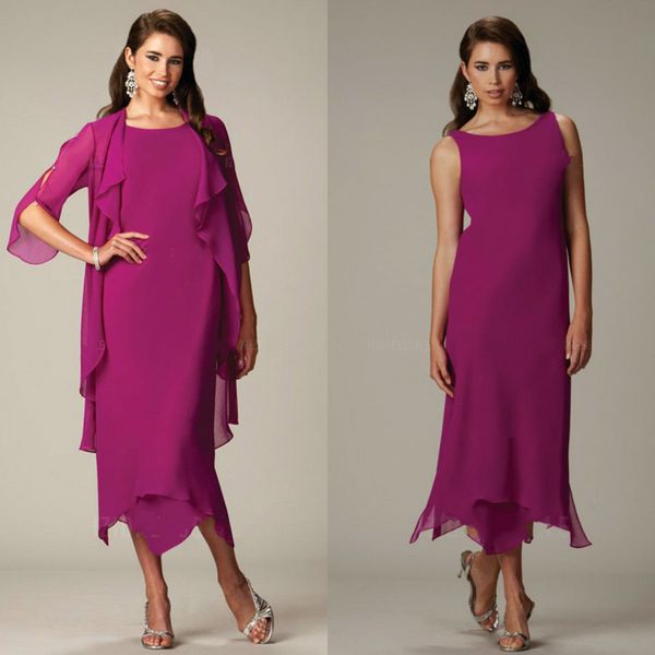 new arrival plus size mother of the bride dresses with jacket chiffon jewel neck tea length mother of the groom dress evening gowns, Black;red
new arrival plus size mother of the bride dresses with jacket chiffon jewel neck tea length mother of the groom dress evening gowns, Black;red