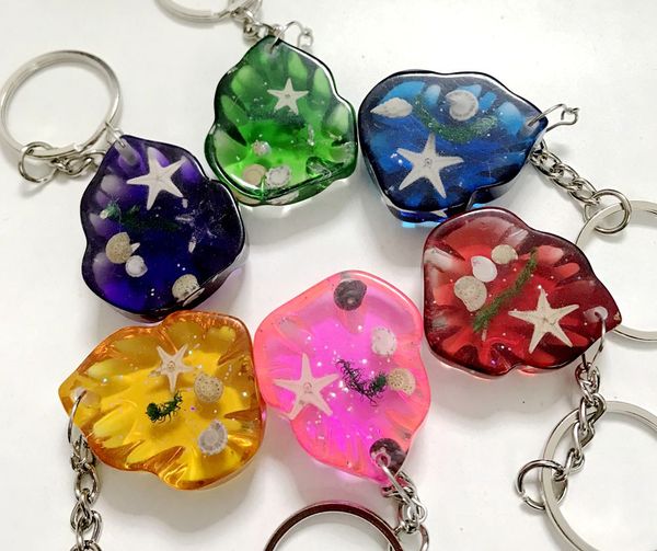 yqtdmy 6 pcs keychain starfish specimen mixed colorful design jewelry, Slivery;golden
yqtdmy 6 pcs keychain starfish specimen mixed colorful design jewelry, Slivery;golden