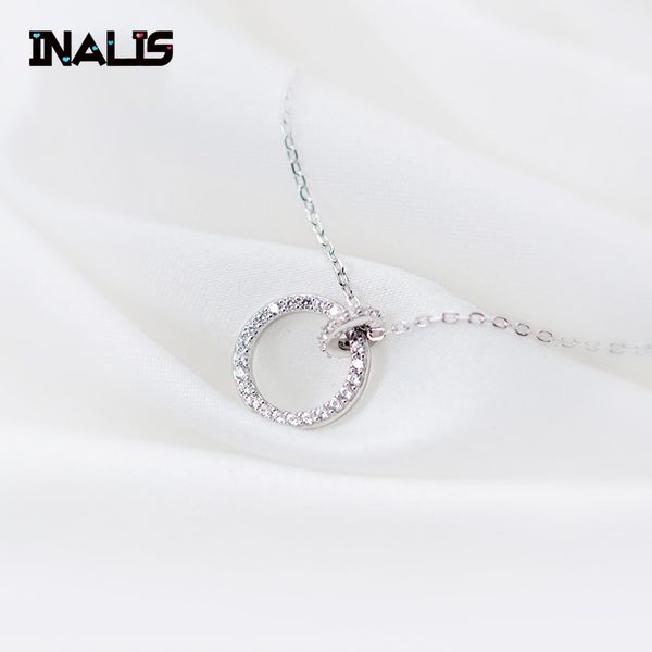 inalis new classic design link chain necklace s925 sterling silver micro paved clear cubic zirconia round pendant fine jewelry
inalis new classic design link chain necklace s925 sterling silver micro paved clear cubic zirconia round pendant fine jewelry