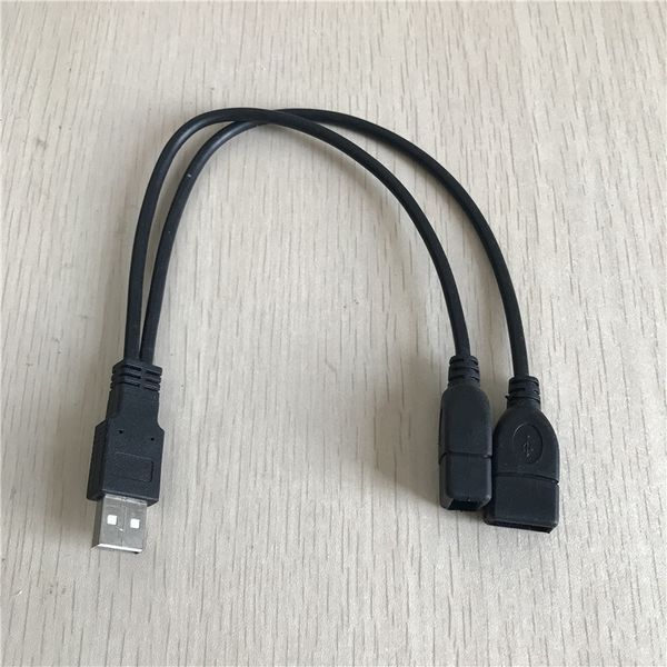 10pcs/lot usb 2.0 1 male to 2 female splitter hub charge y cable copper wire 30cm/11.8
10pcs/lot usb 2.0 1 male to 2 female splitter hub charge y cable copper wire 30cm/11.8