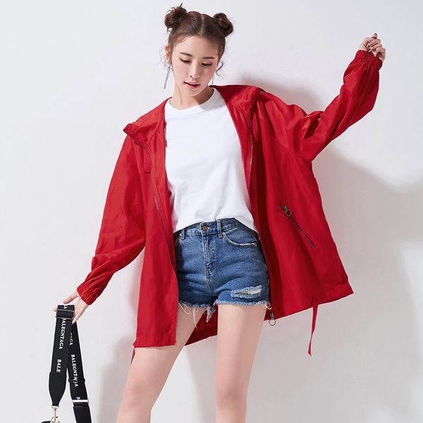 zipper solid trench coat for women hooded full sleeve ladies windbreaker slim casual designer fall coat, Tan;black
zipper solid trench coat for women hooded full sleeve ladies windbreaker slim casual designer fall coat, Tan;black