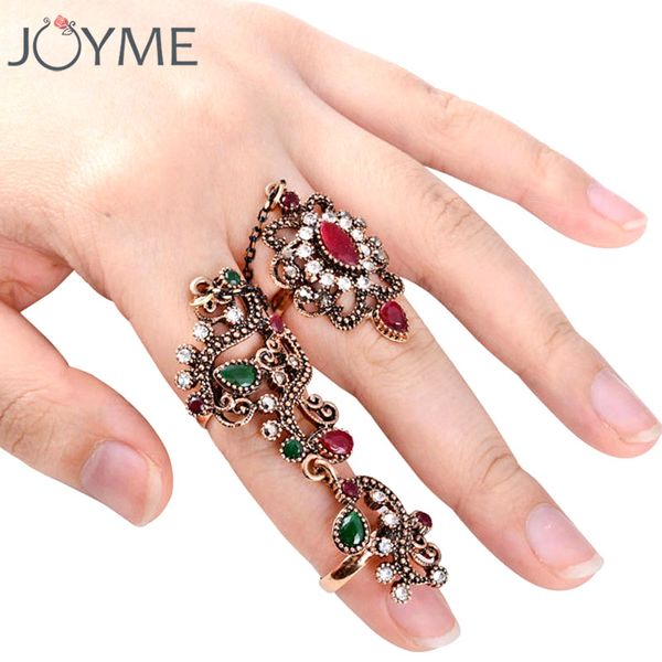 vintage turkish jewelry 2 pcs full finger ring sets for women knuckle ring set anel carved flower red resin bijoux femme, Golden;silver
vintage turkish jewelry 2 pcs full finger ring sets for women knuckle ring set anel carved flower red resin bijoux femme, Golden;silver