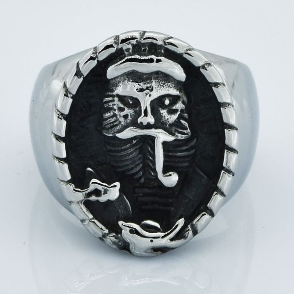 fanssteel stainless steel punk vintage mens or womens jewelry oval santa claus head ring christ ring fsr14w28, Silver
fanssteel stainless steel punk vintage mens or womens jewelry oval santa claus head ring christ ring fsr14w28, Silver