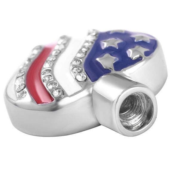 stainless steel cremation american flag heart shaped necklace for ashes urn souvenir pendant with chain jewelry ijd8729, Silver
stainless steel cremation american flag heart shaped necklace for ashes urn souvenir pendant with chain jewelry ijd8729, Silver