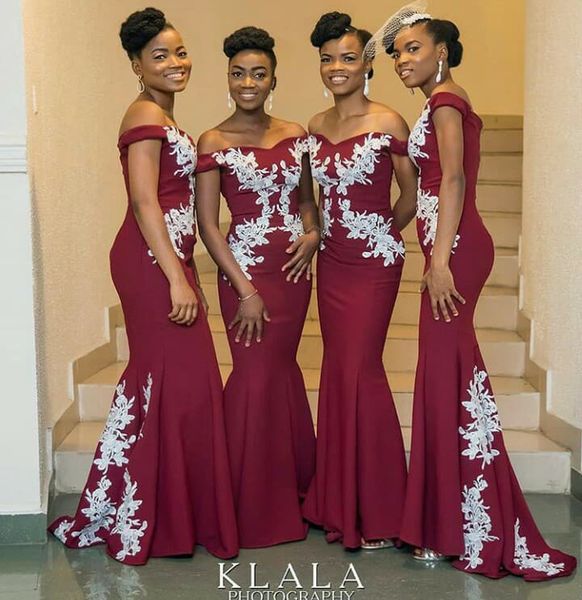 mermaid burgundy bridesmaid dresses formal gown black girl maid of honor dresses party evening prom dresses 2018, White;pink
mermaid burgundy bridesmaid dresses formal gown black girl maid of honor dresses party evening prom dresses 2018, White;pink