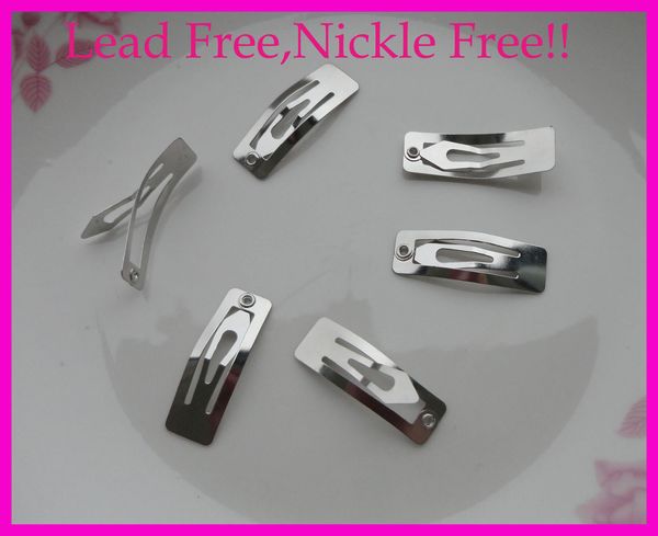 100pcs 3.0cm 1.2" silver finish plain rectangle metal snap clips at lead nickle diy kids hair accessories boutique, Golden;silver
100pcs 3.0cm 1.2" silver finish plain rectangle metal snap clips at lead nickle diy kids hair accessories boutique, Golden;silver
