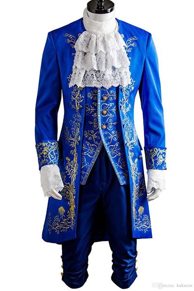kukucos mens halloween prince dan stevens blue uniform beauty and beast cosplay costume outfit suit retro style, Black;red
kukucos mens halloween prince dan stevens blue uniform beauty and beast cosplay costume outfit suit retro style, Black;red