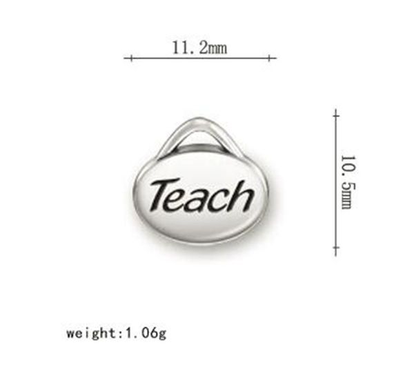 2021 festival gift teach message charms jewelry for bracelets other customized jewelry, Bronze;silver
2021 festival gift teach message charms jewelry for bracelets other customized jewelry, Bronze;silver