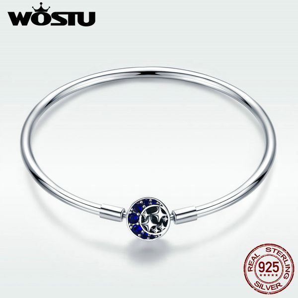 wostu authentic 925 sterling sier moon & stars blue sky charm bracelet for women original fashion jewelry lover gift dxb080, Black
wostu authentic 925 sterling sier moon & stars blue sky charm bracelet for women original fashion jewelry lover gift dxb080, Black