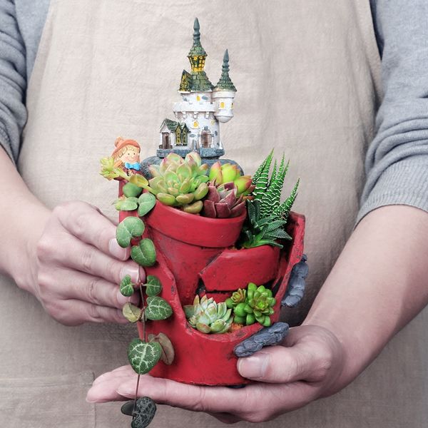 resin pots magic castle flower pots resin flowerpot succulent plant pots fairy garden bonsai planter home garden decoration
resin pots magic castle flower pots resin flowerpot succulent plant pots fairy garden bonsai planter home garden decoration