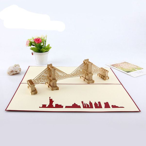 3d brooklyn bridge greeting cards birthday cards handmade paper art carving 3d pop up wedding invitations
3d brooklyn bridge greeting cards birthday cards handmade paper art carving 3d pop up wedding invitations