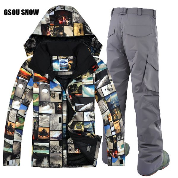 gsou snow 2018 brand ski suit men ski jacket pants winter mountain skiing suit waterproof snowboard sets male
gsou snow 2018 brand ski suit men ski jacket pants winter mountain skiing suit waterproof snowboard sets male