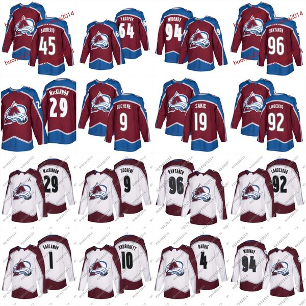 Youth With Centennial Patch 2018 Colorado Avalanche Nathan MacKinnon JOE SAKIC Gabriel Landeskog Matt Duchene Bernier Nemeth Hockey Jerseys
Youth With Centennial Patch 2018 Colorado Avalanche Nathan MacKinnon JOE SAKIC Gabriel Landeskog Matt Duchene Bernier Nemeth Hockey Jerseys