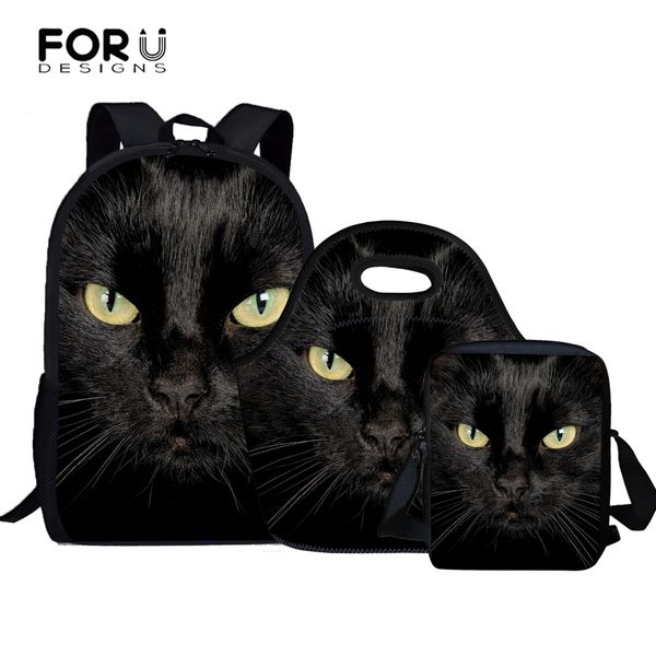 forudesigns black cat pattern children school bags set primary school backpack for girls kids backpacks orthopedic schoolbags y18110107
forudesigns black cat pattern children school bags set primary school backpack for girls kids backpacks orthopedic schoolbags y18110107